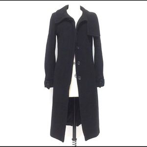 MACKAGE Black Wool/Cash blend Coat/P/S